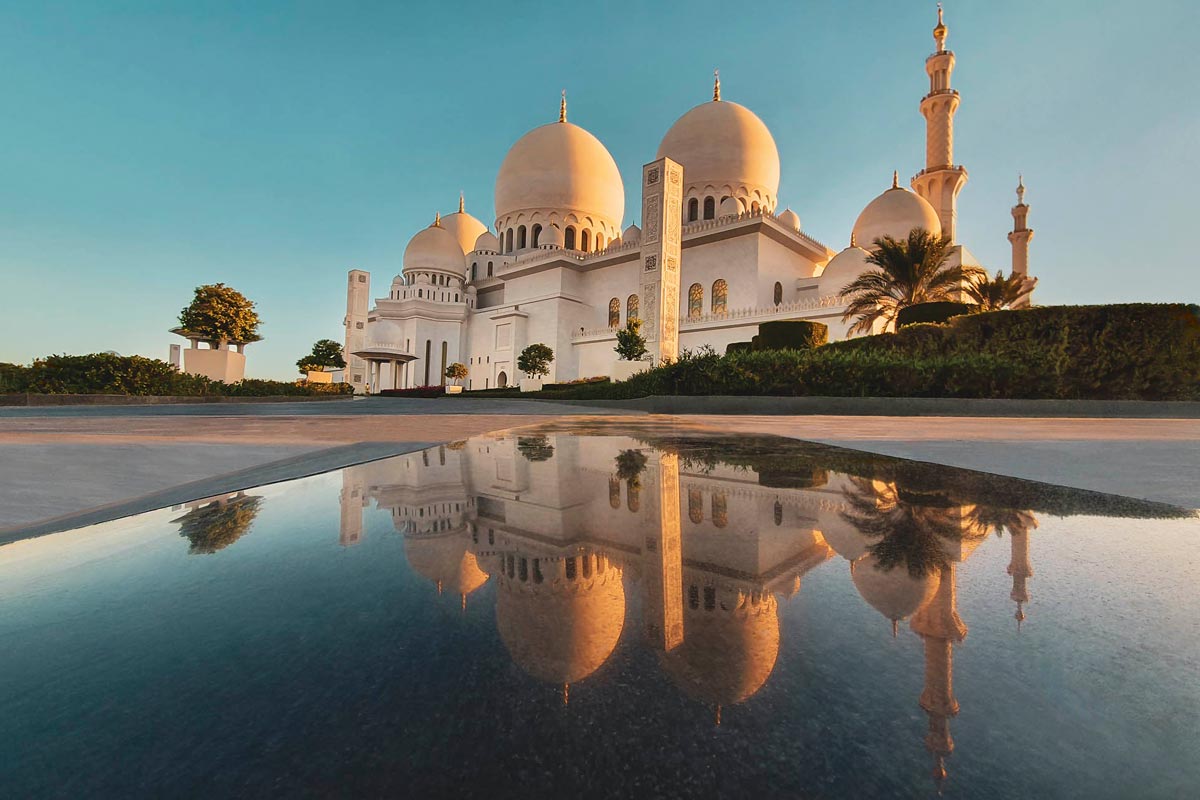 Sheikh Zayed Grand Mosque on Eid